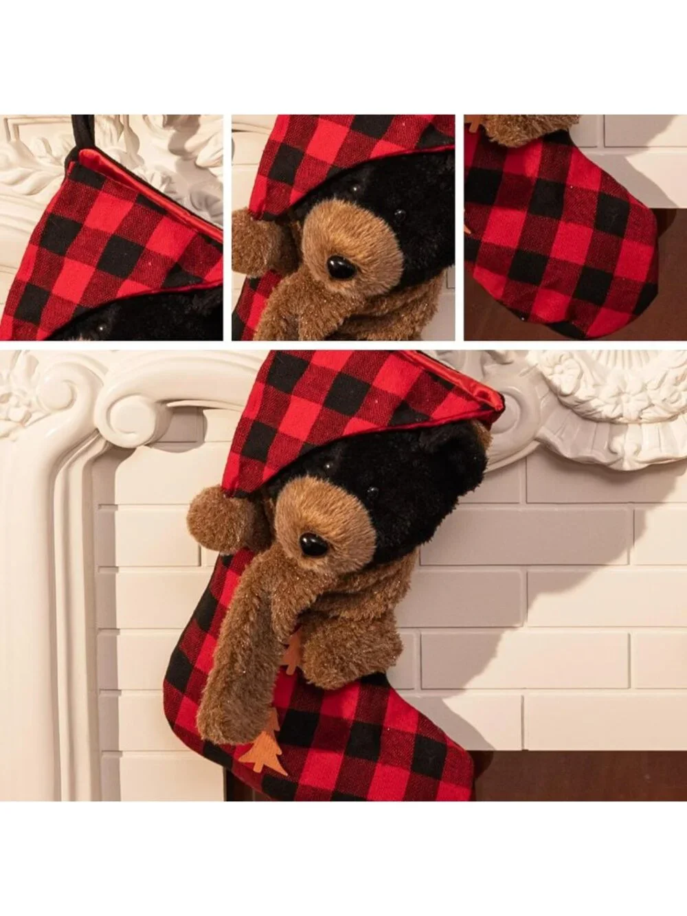 Cute Plush Christmas Stockings, 21